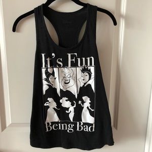 Disney Villain Black Tank Top